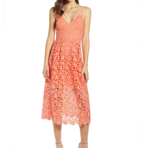 ASTR The Label Hard Blush Lace Dress. (S) NWT - Picture 1 of 5